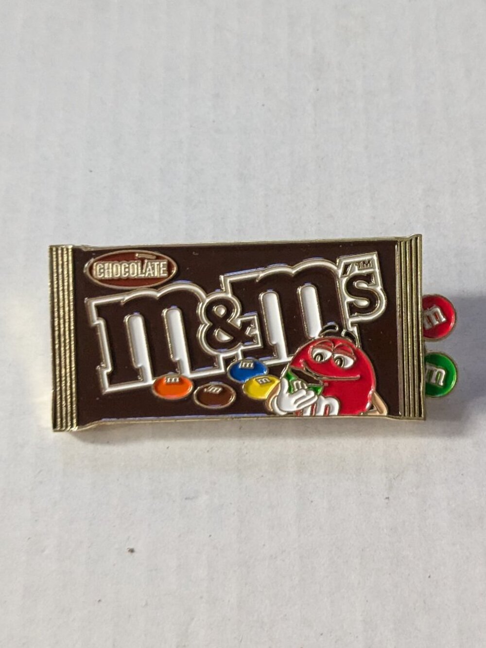 M & M's Mars Milk Chocolate Candy Collector's Pin 2021